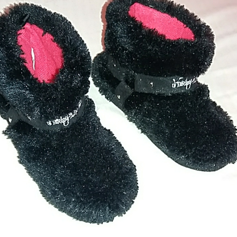 Biker boot slippers